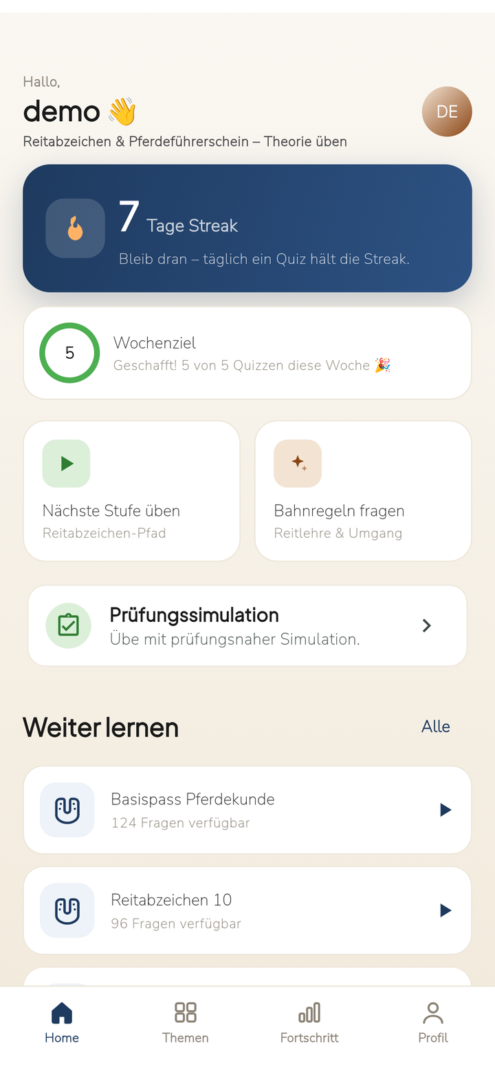 Hufschlag - Dein Stufenpfad