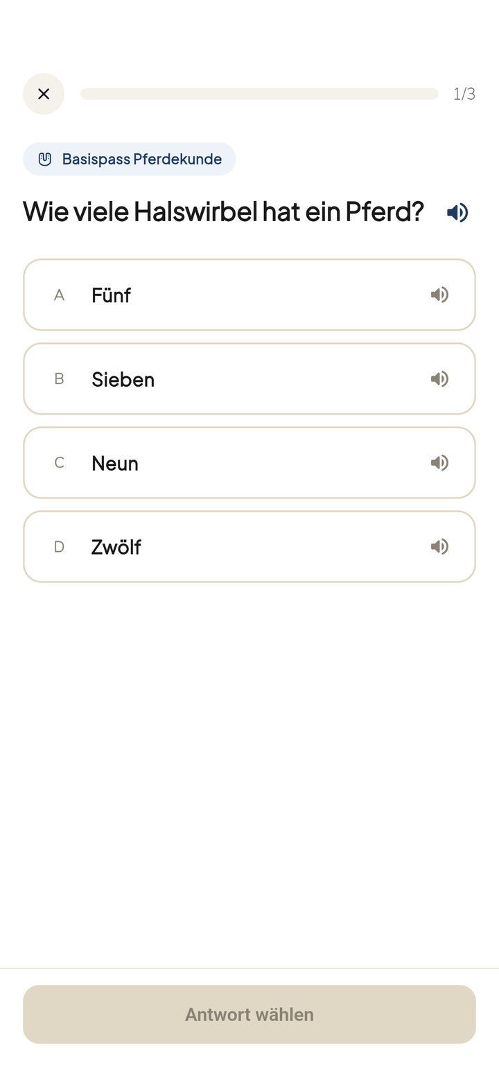Hufschlag - Quiz mit Erklärung