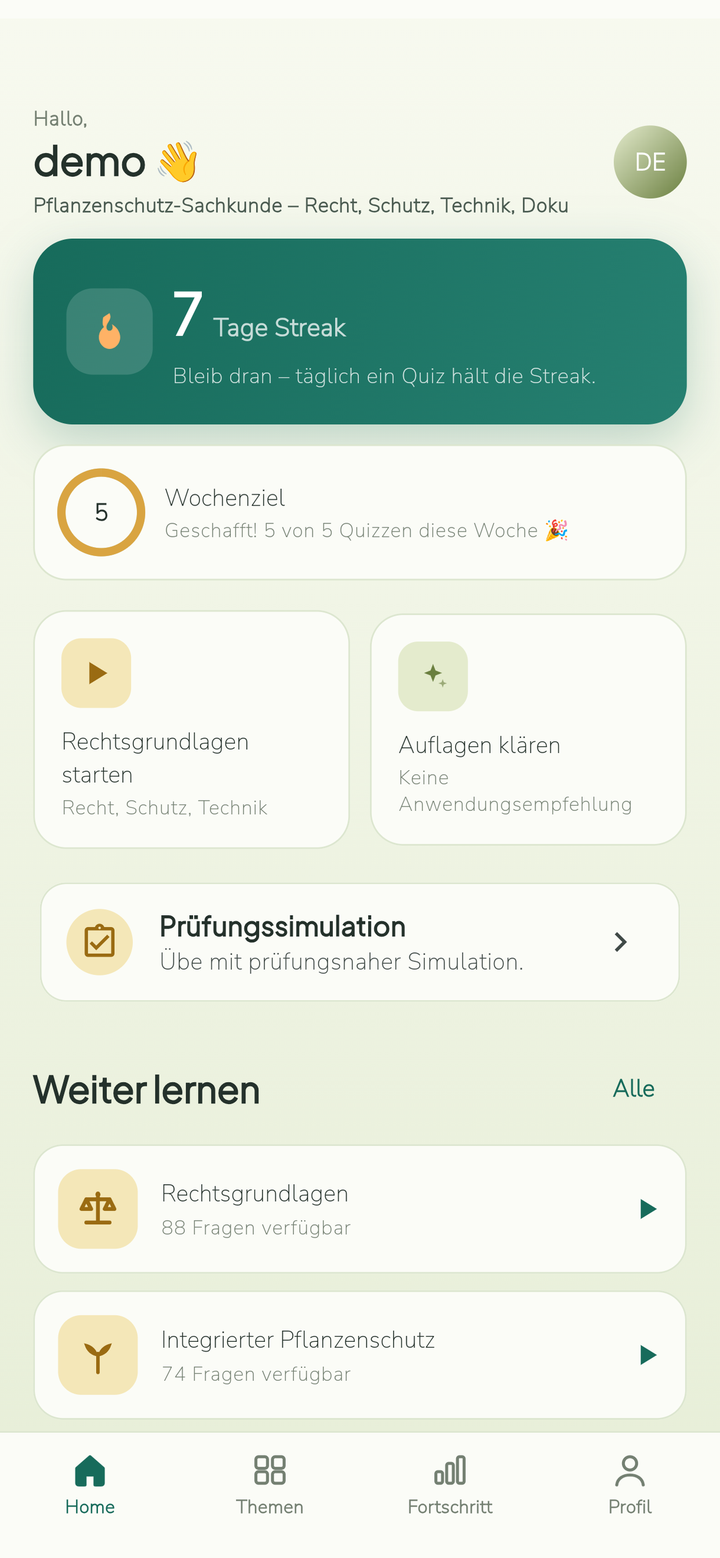 Sachkunde Pflanzenschutz - Sachkunde-Pfad