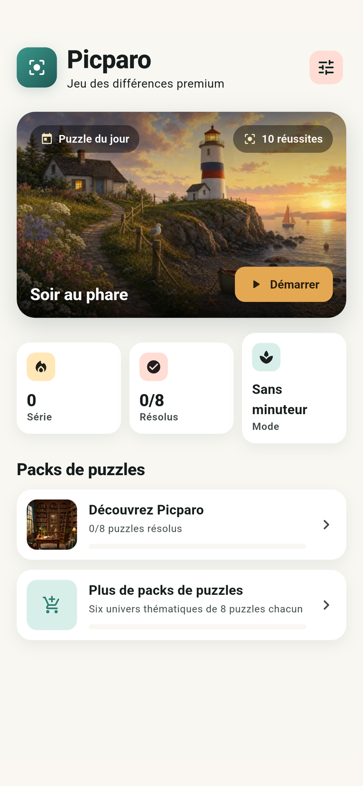 Picparo capture d'écran