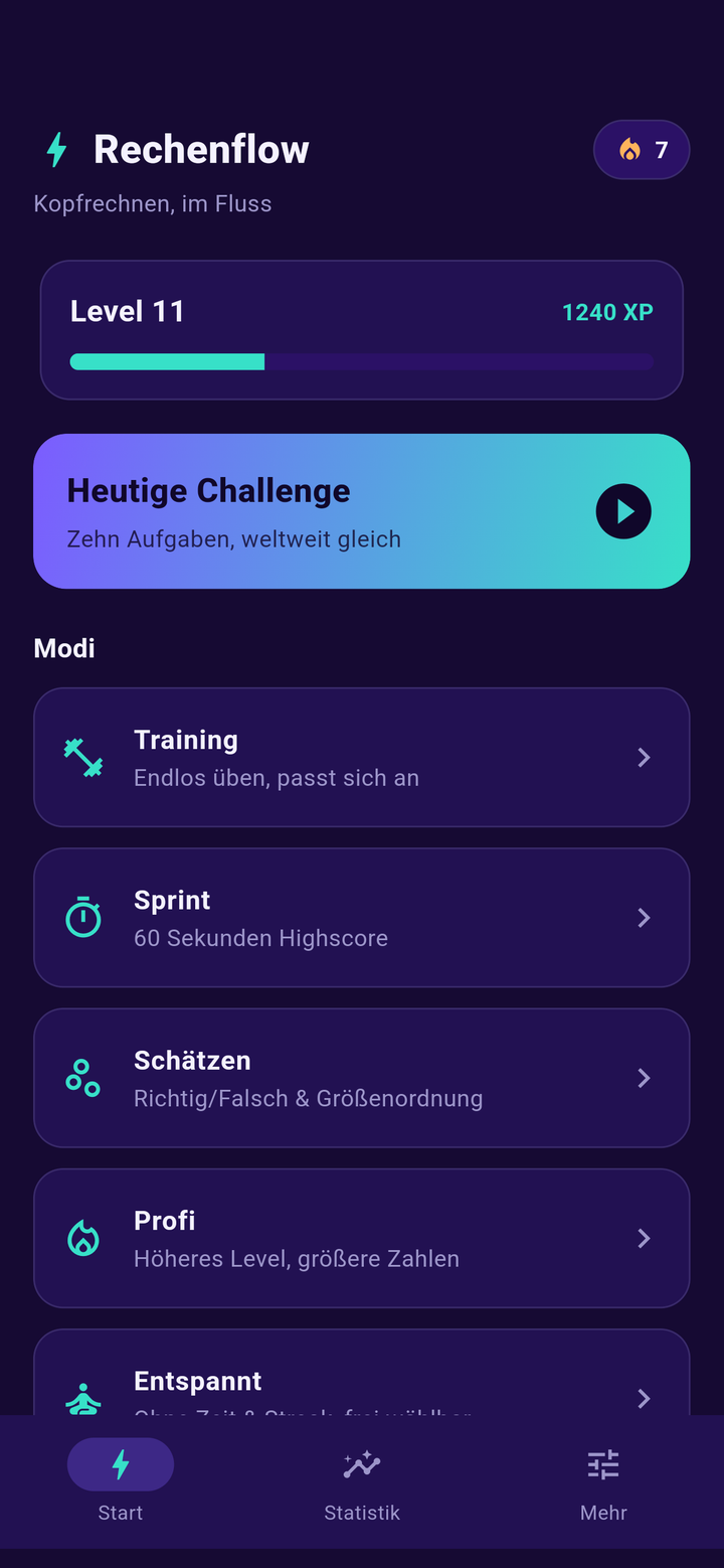 Rechenflow Screenshot